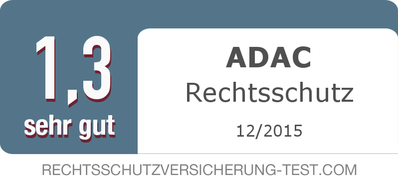 Testsiegel: ADAC Rechtsschutz width=