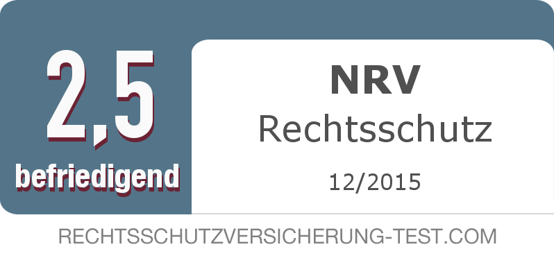 Testsiegel: NRV Rechtsschutz width=