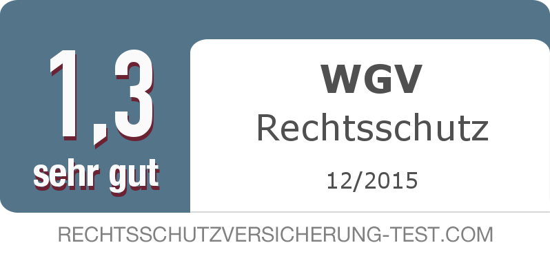 Testsiegel: WGV Rechtsschutz width=